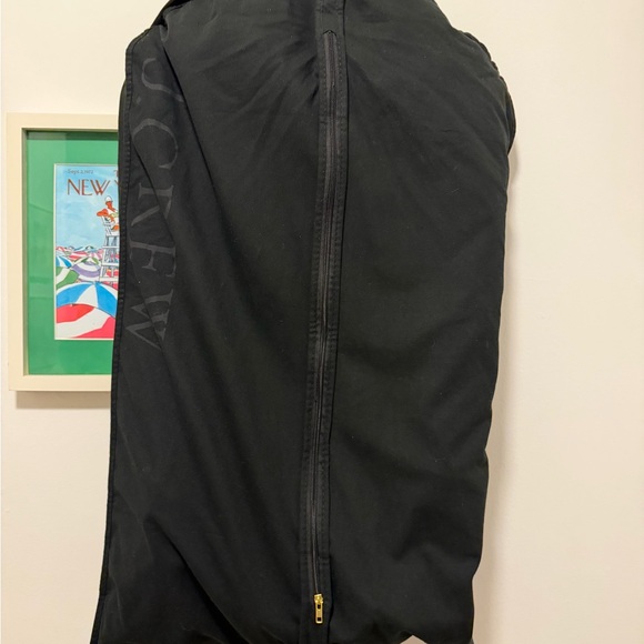 J. Crew Navy Wool Pea Coat with Black Faux Fur Collar Size 6 - Picture 10 of 10